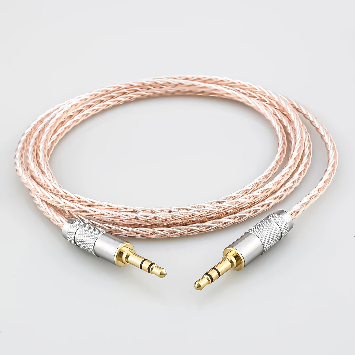 

Audiophile 3.5mm 7N OCC Audio Auxiliary Cord, HiFi Stereo Aux Cable with 24K Gold Plated Plug, Compatible for Phone, Pod, Pad