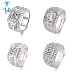 Men rings Titanium steel Ring For Men Zircon Rings Wedding Instead of Rings Jewelry