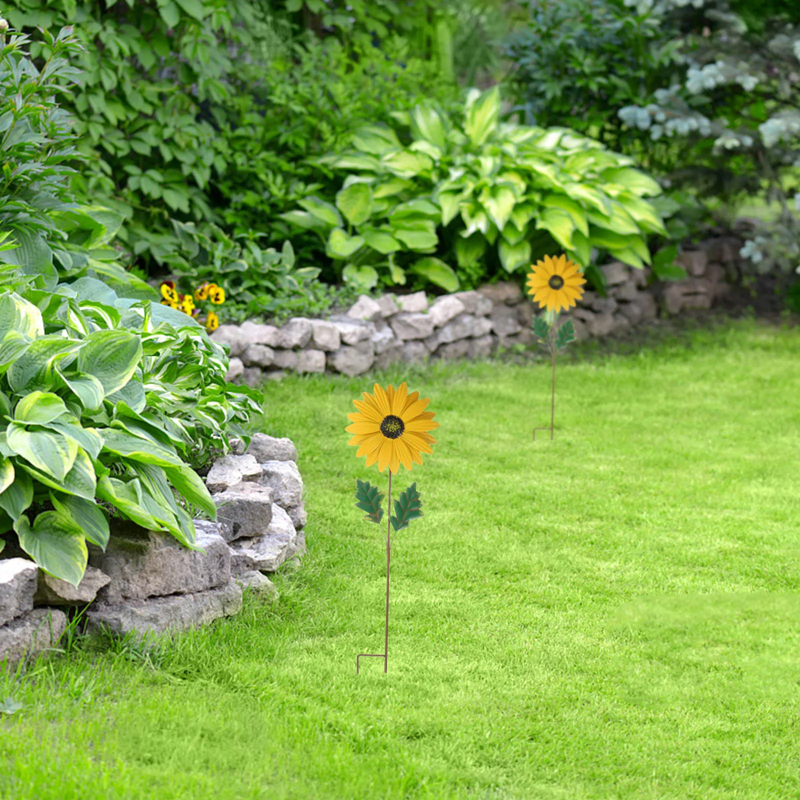

Flower Garden Decoration Metal Outdoor Flower Decor Iron Craft Spring Yard Lawn Decorations Outdoor Garden Decor