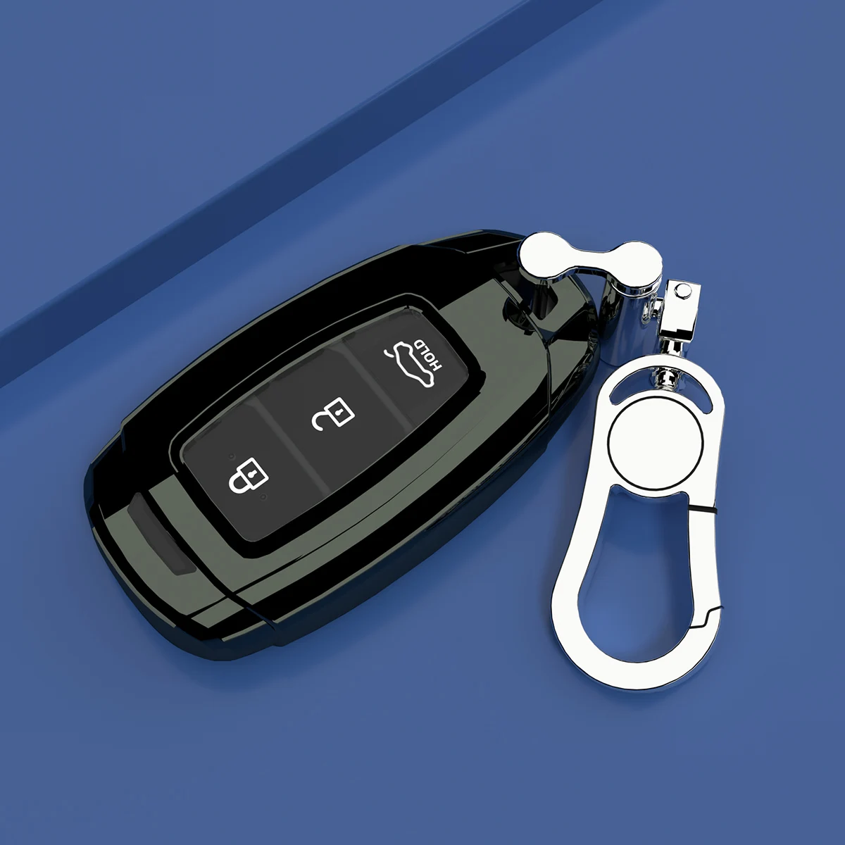 Key fob cover for Hyundai Accent Kona Veloster Elantra GT Santa Fe Palisade 2022 2021 2020 2019 Smart Key Fob