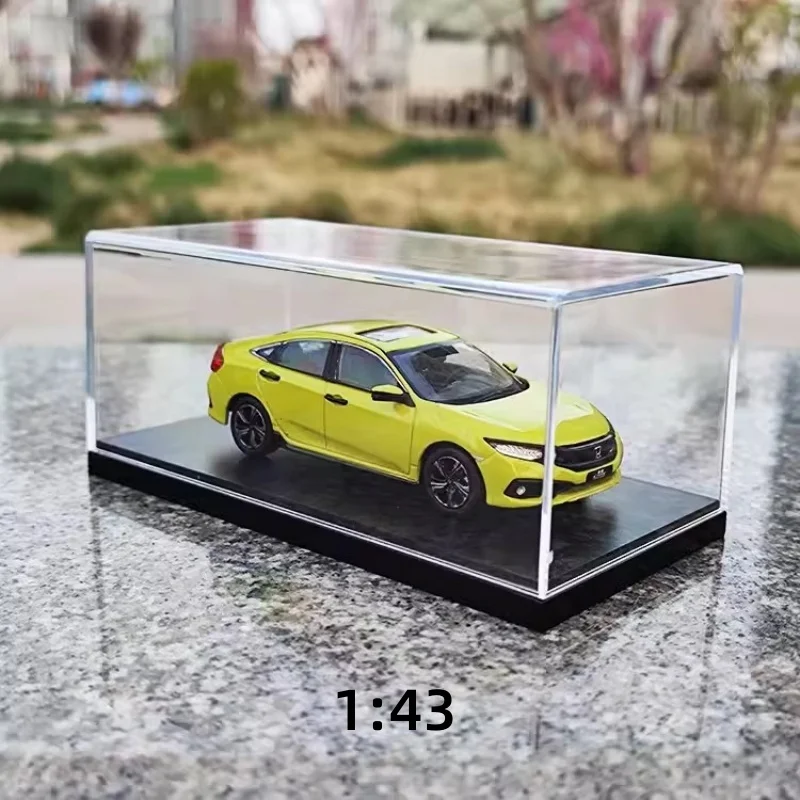 Scale 1/64 1/43 1/32 1/24 Clear Acrylic Display Box Cases for Car Model Dust Cover Pre Made Box Diecast Professional Storage