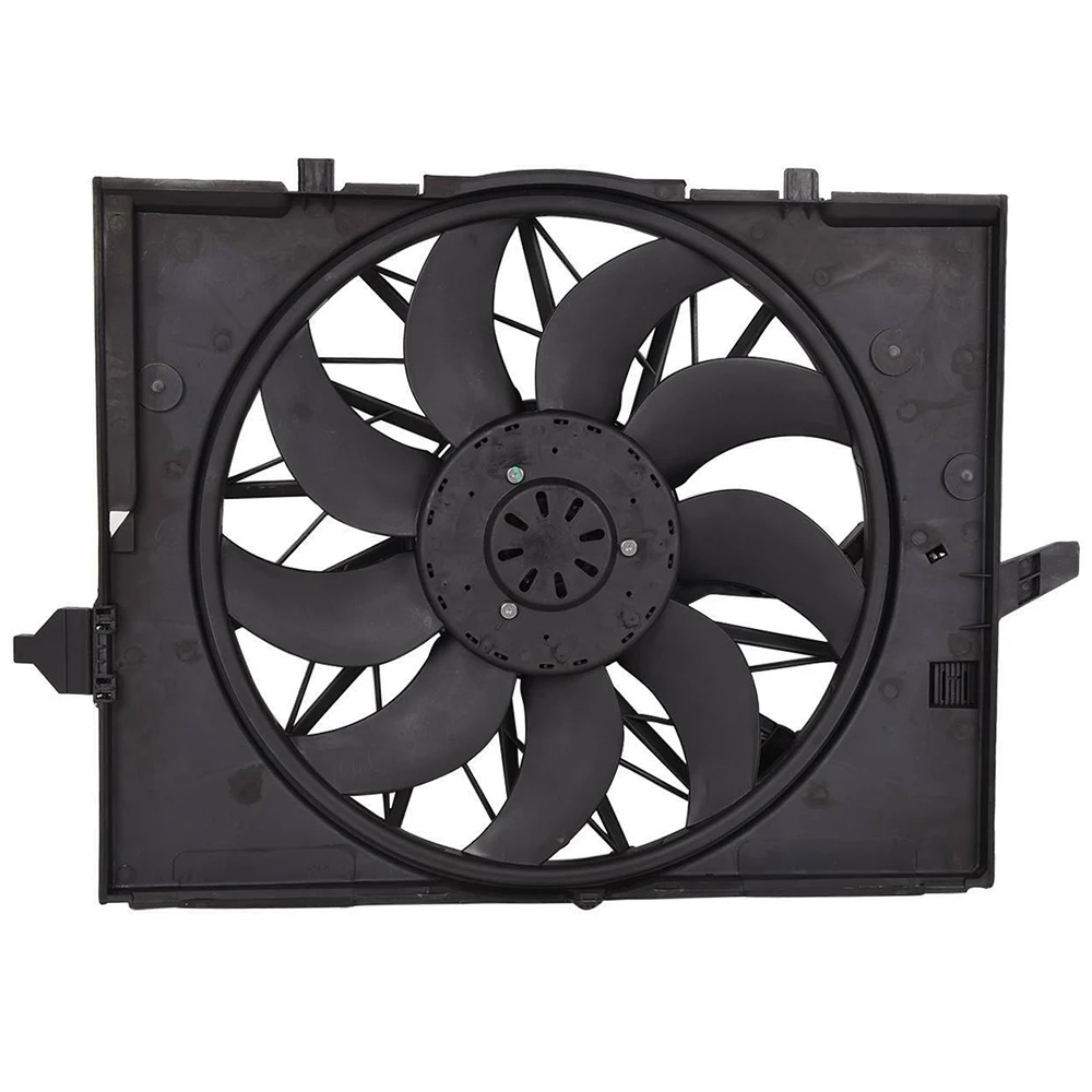 17427543282 Radiator A/C Condenser Cooling Fan Assembly for BMW E60 E63 E64 E65 2004-2008 17427514181 17427534912