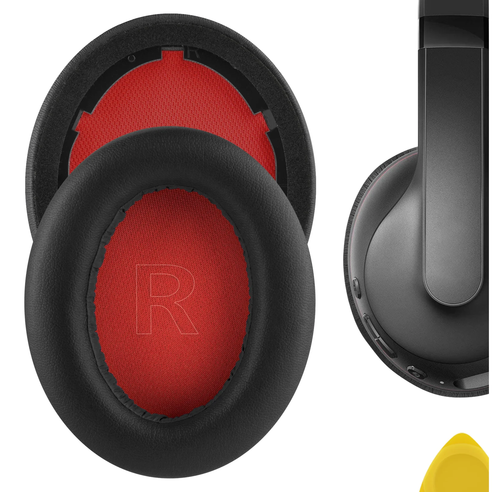 Geekria QuickFit Replacement Ear Pads for Anker Soundcore Life Q10, Q10, Life 2 NEO BT Headphones