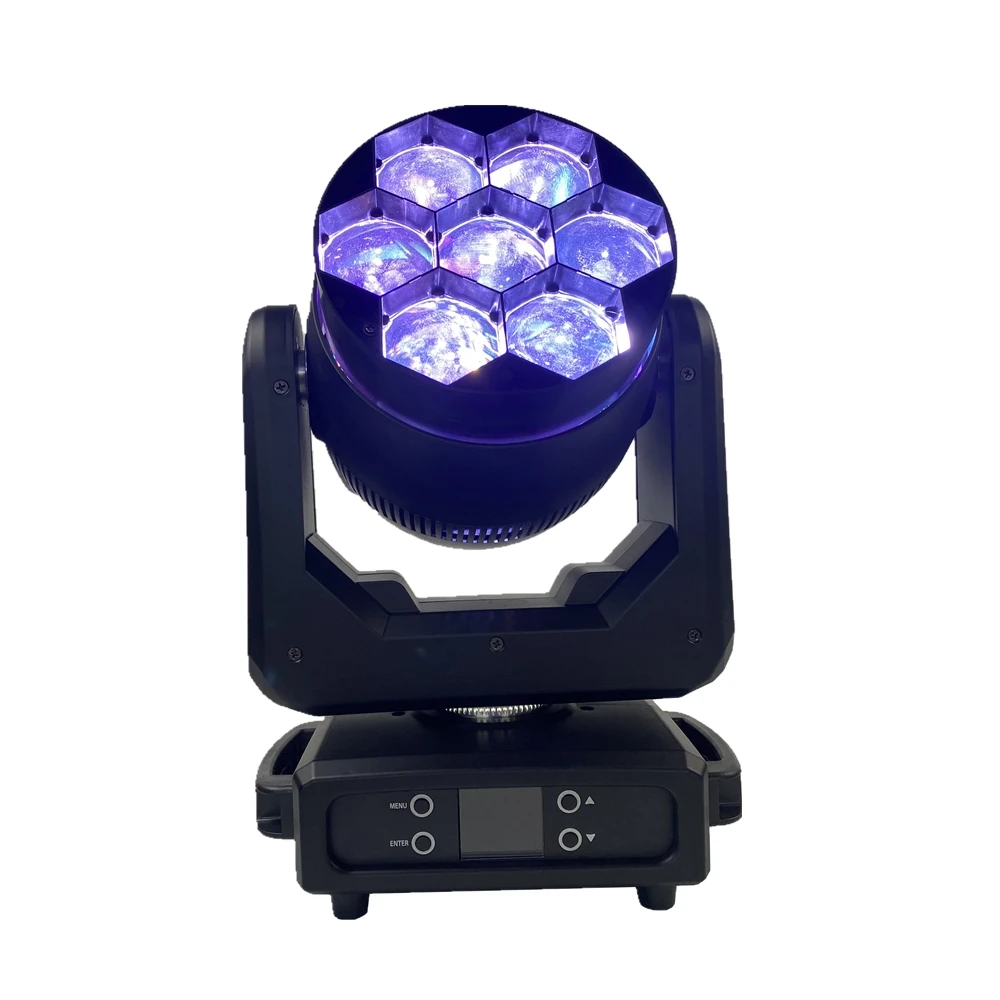 4pcs/lot led 7x40W rgbw 4in1 zoom wash moving head for disco/dj light