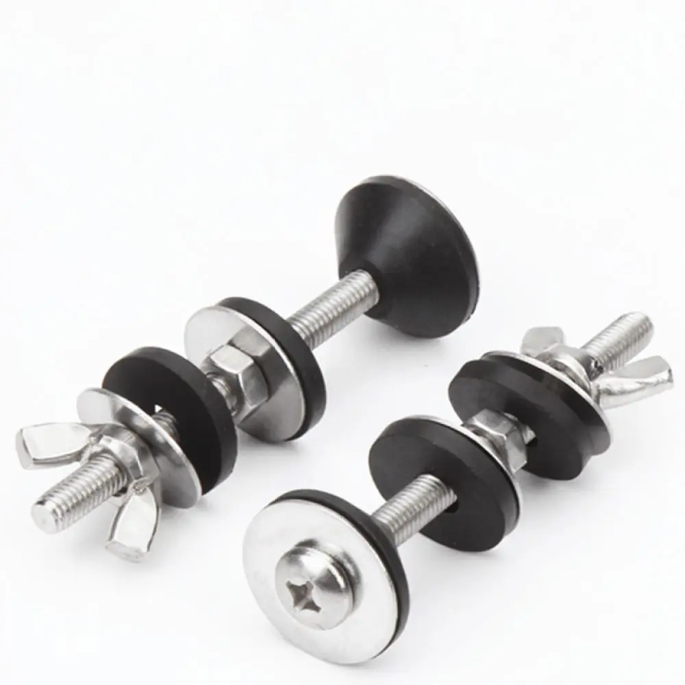 Split Toilet Tank Mounting Screws 304 Stainless Steel Hardware Set Heavy Duty Fasteners For Bathroom Commode Repair
