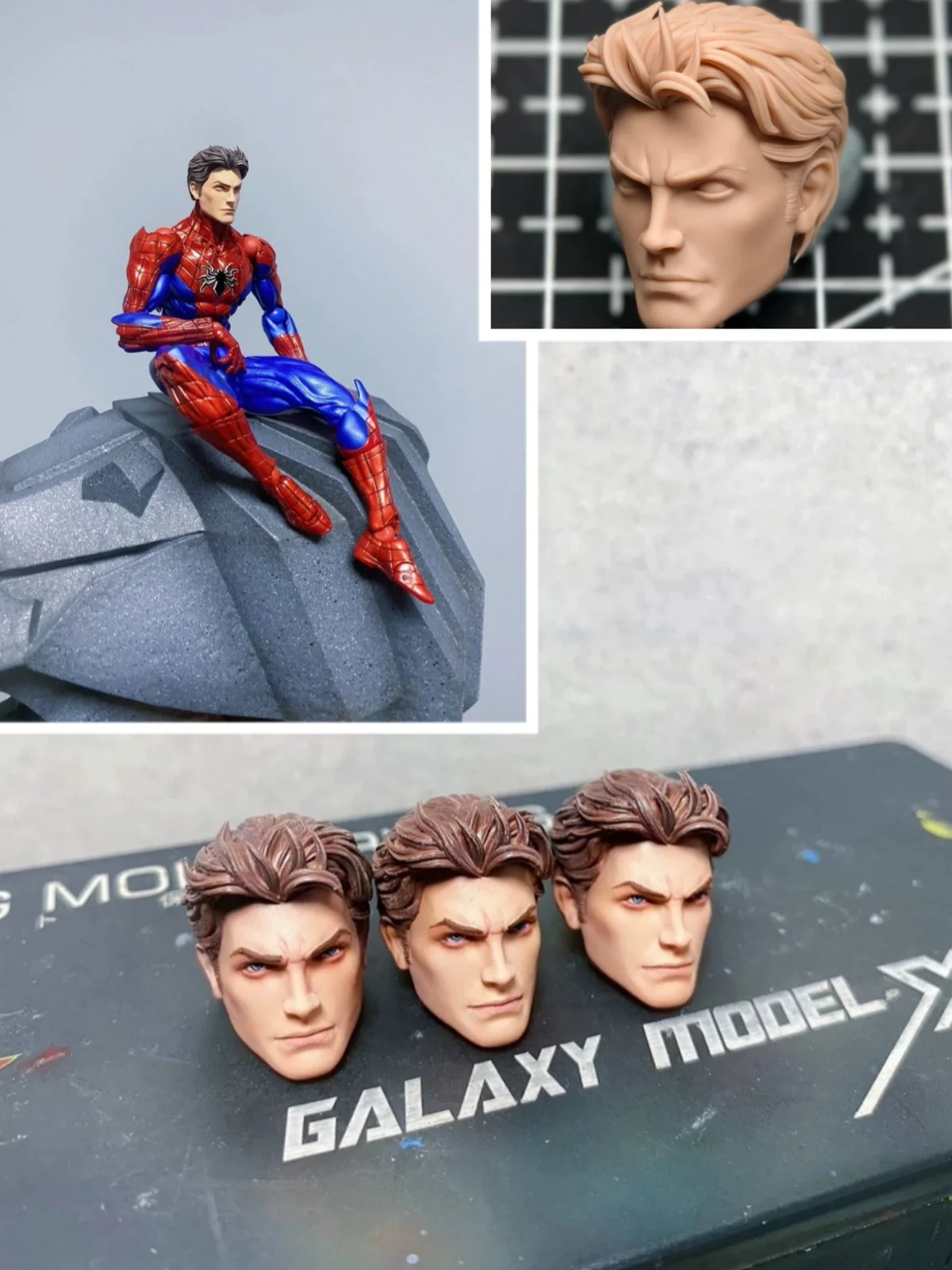 

【30days Made】1/12 Scale Male Soldier Spider Super Hero Unpainted Painted Head Sculpt Accessories Fit 6''Action Figure Model Toys