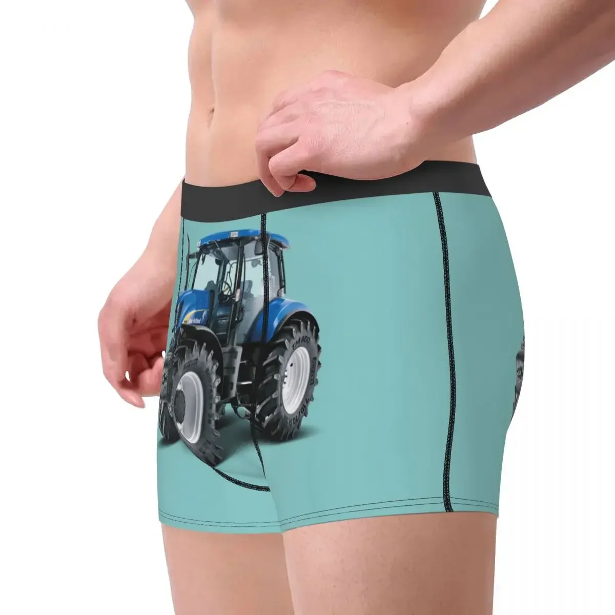 Custom Sexy Male Fashion Tractor Underwear Boxer Briefs Breathable Shorts Panties Underpants