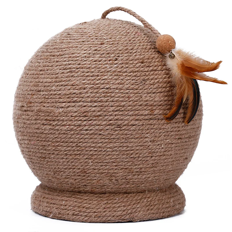 

Luxury Cat Scratching Board with Large Sisal Ball Post Toy Premium Cat Toy for Cats