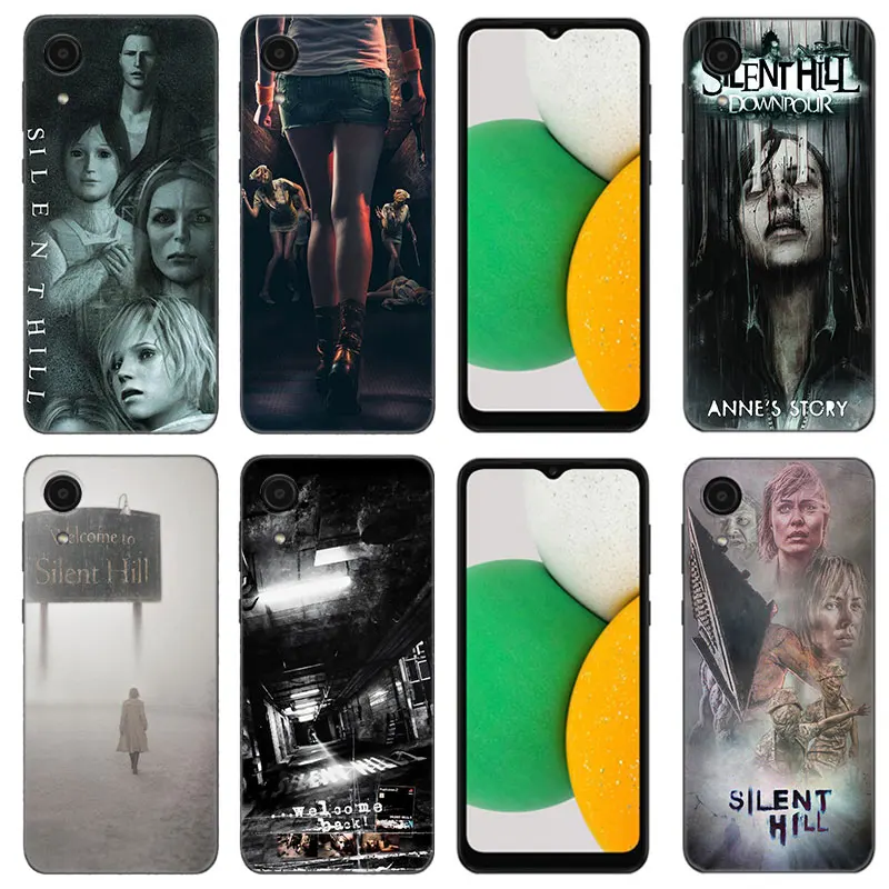 Horror Game Silent Hill Phone Case For Samsung Galaxy A01 A03 Core A04 E A02 A05 A10 A20 A21 A30 A50 S A6 A8 Plus A7 Black Cover