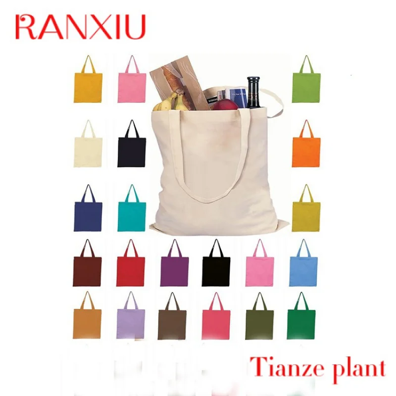 Custom Promotional Custom Logo Printed Organic Calico Cotton Canvas Tote Bag