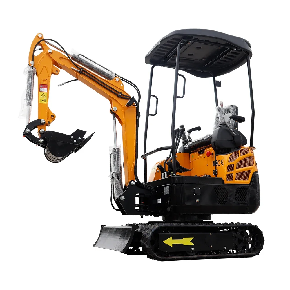 Mini escavatore a avviamento elettrico con prodotto a caldo Mini escavatore piccolo da 1,5 tonnellate