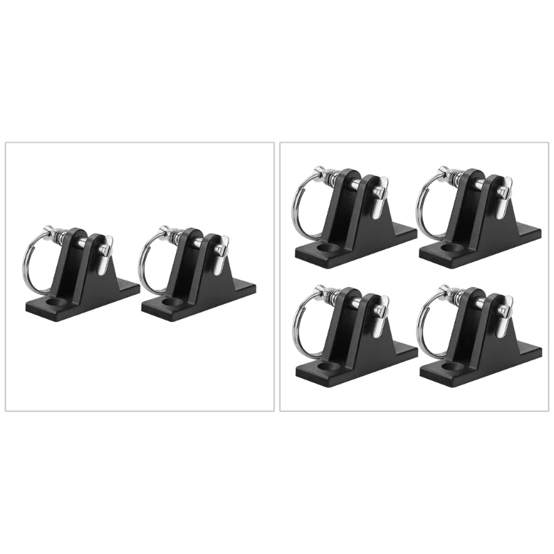 

A2UC Bimini Top Deck Hinge with Quick Release Pin Hardware For Marine Sunshade Frame