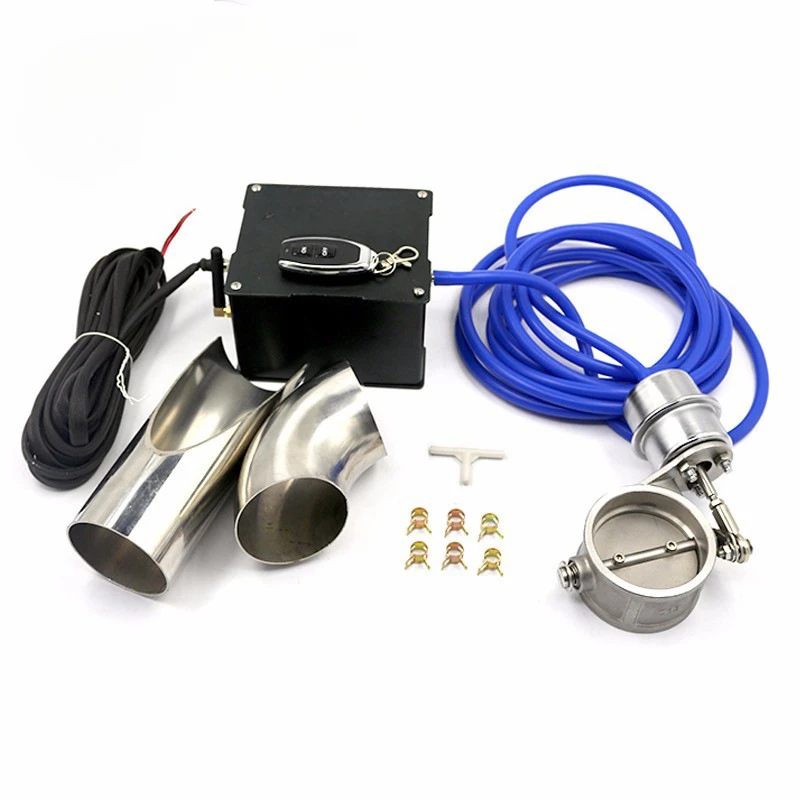 car modified electric exhaust valve with vacuum pump