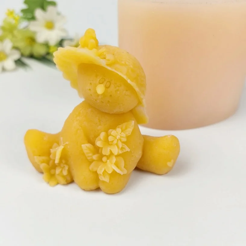 

Christmas Mold Sun Hat Flower Snowman Soap Molds Silicone 3D Wedding Birthday Clay Resin Mould