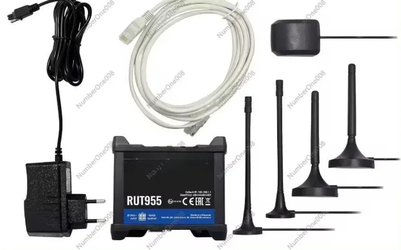 Enrutador celular industrial Teltonika Rut950 U022c0, negro; Aplicable a Europa