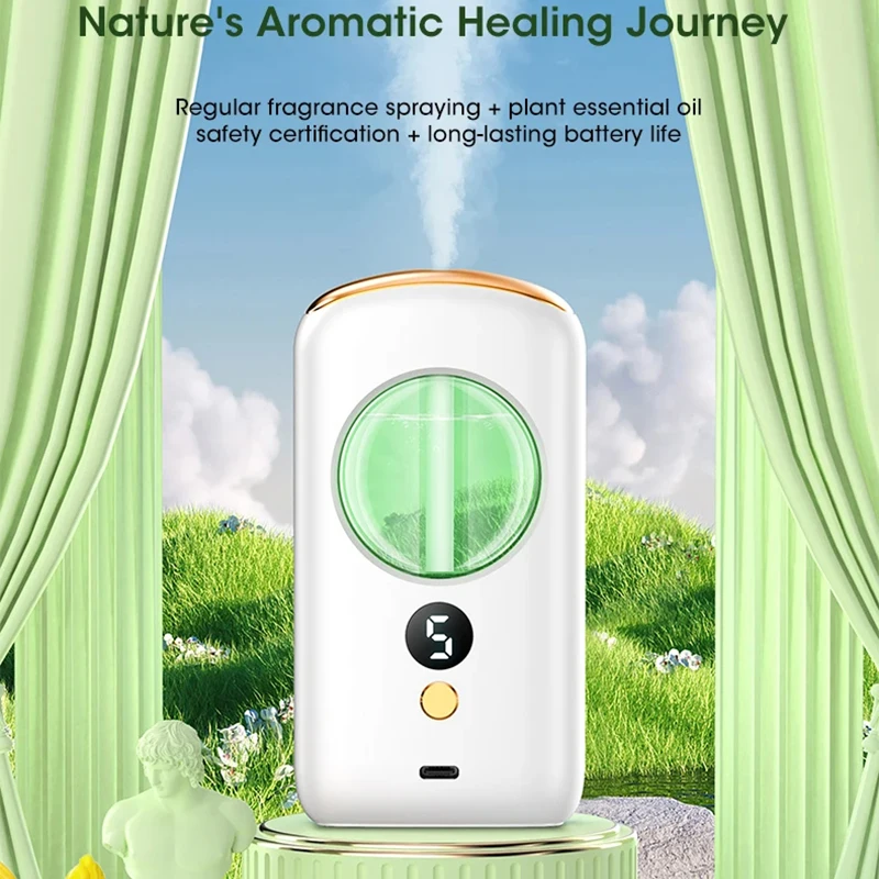 Xiaomi Smart Aromatherapy Machine Air Freshener Purifier Automatic Sprayer Essential Oil Perfume Diffuser Living Room Deodorizer