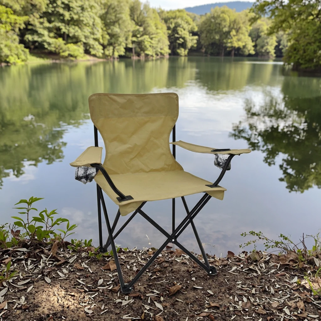 

Aluminum Oxford Fabric Folding Chair for Outdoor for Fishing and Camping Garden Use Outdoor Furniture