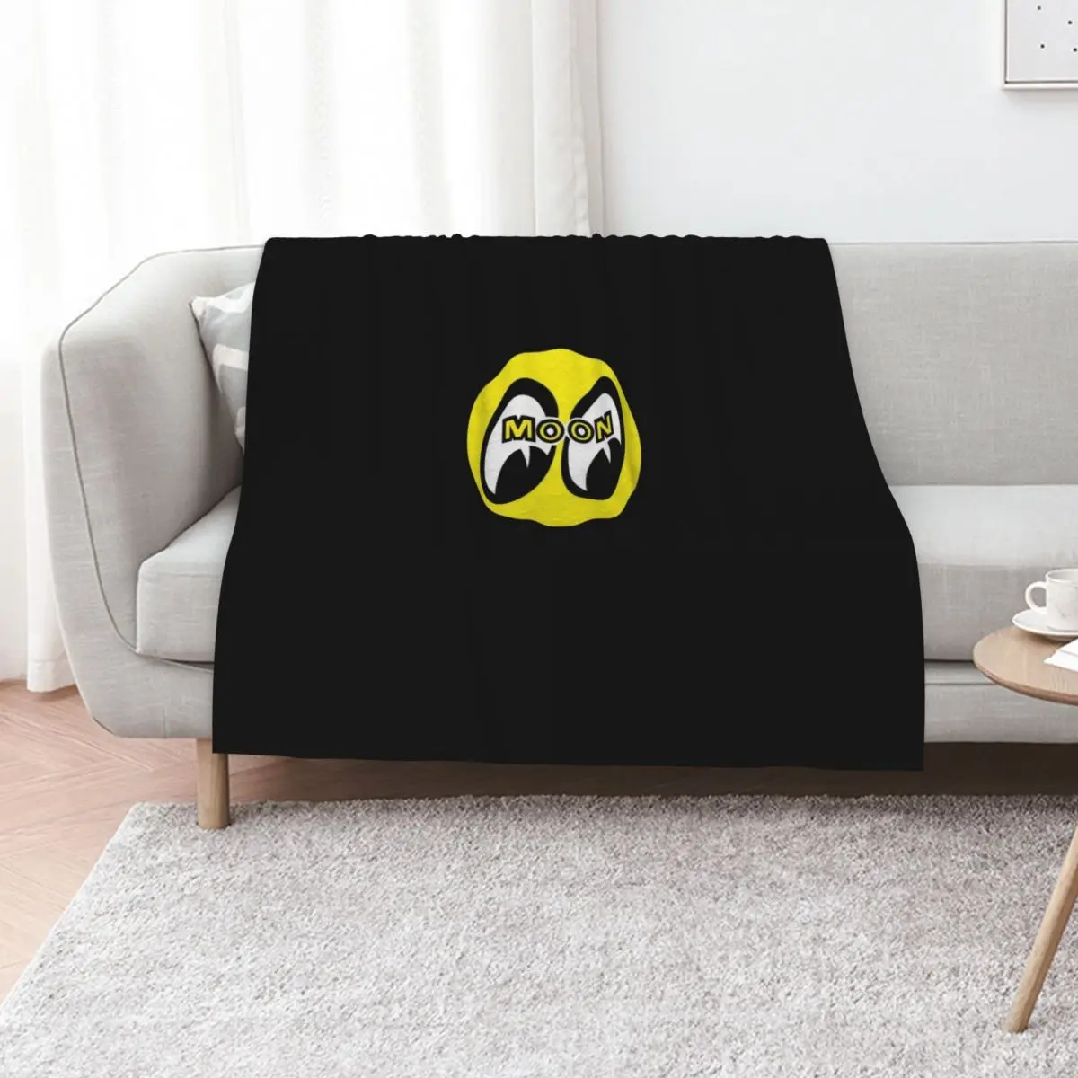 

Moon Eyes Logo Classic T-Shirt Throw Blanket Bed covers christmas gifts Stuffeds decorative Blankets