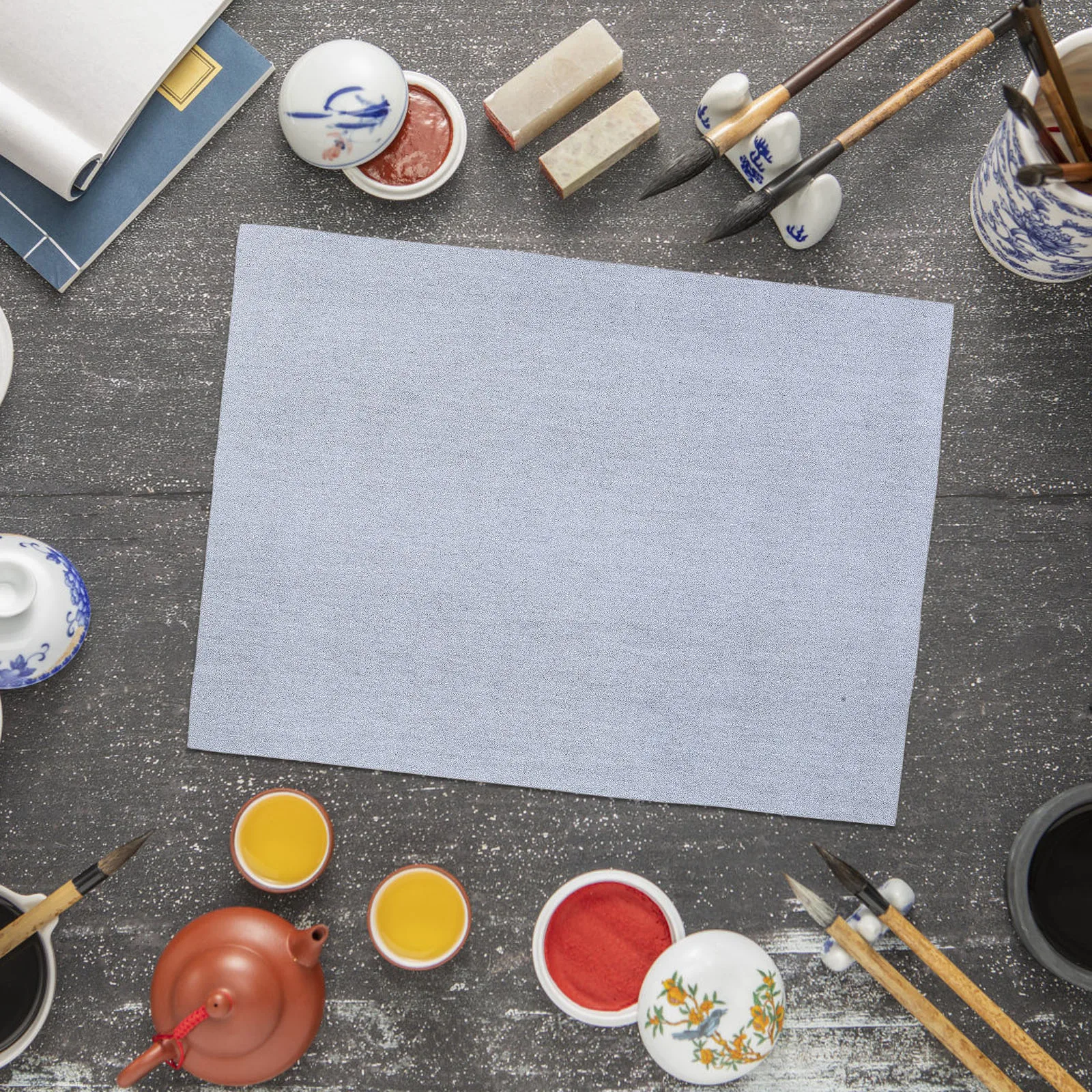 6 szt. Wielorazowych płótn z farbą wodną do kaligrafii i malowania, lekkie, zmywalne maty do szkół, biur, domu, do nauki i ćwiczeń.