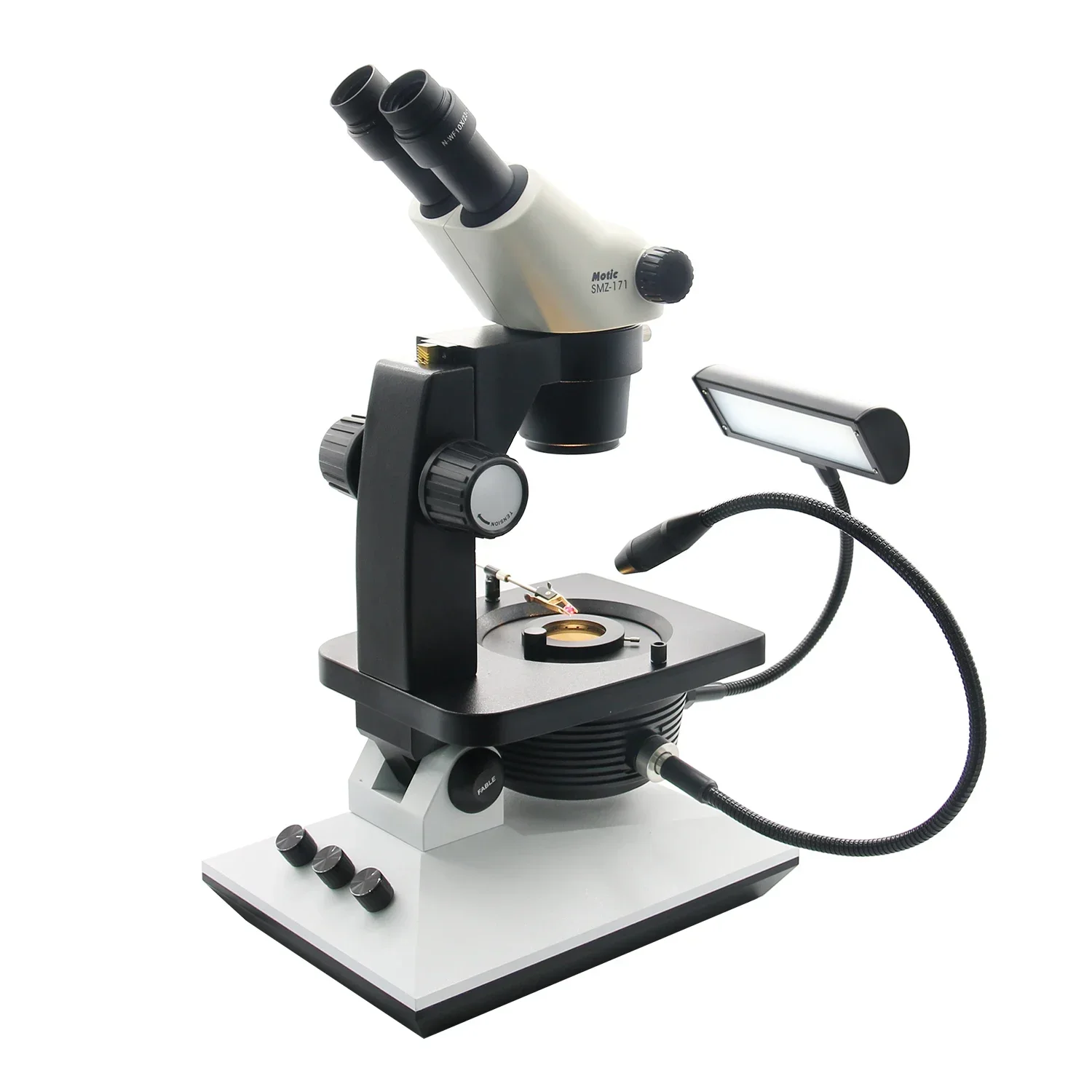 Binocular Gem Microscope FGM-R6S-171 10W Lighting Mode Optical Swing-arm 7.5-50X Halogen And LED Light Binocular/two Lens Hot sa