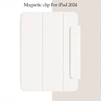 Funda para tableta para iPad Air 11, funda con soporte M3 M2 Air 5 4 A16, abrazadera magnética triple para iPad Pro 11 2024 M4 Pro 13 12,9