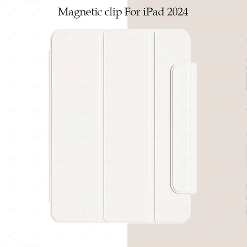 Funda para tableta para iPad Air 11, funda con soporte M3 M2 Air 5 4 A16, abrazadera magnética triple para iPad Pro 11 2024 M4 Pro 13 12,9