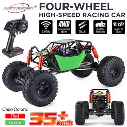 AUSTARHOBBY AX-8504 RC Car 1/10 4WD 2.4G Electric Crawler Climbing Frame Rock Buggy Chassis with Tube Roller Cage Truck Toys