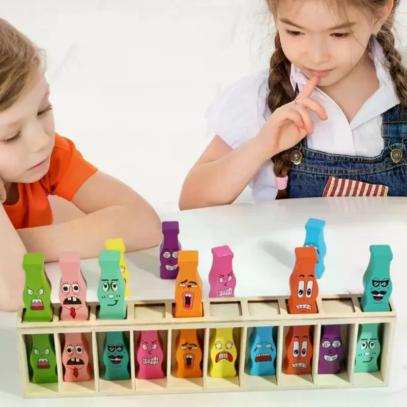 

1 комплект, интерактивные игры на память с логическим мышлением, креативная игра на мышление в бутылках, игрушки для раннего образования, распознавание цвета