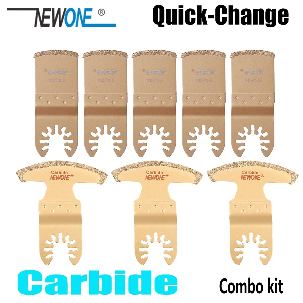 

8 шт. многофункциональное осциллирующее электрическое пильное полотно, лезвие из твердого сплава, лезвие для открытия поворота, подходит для Makita Milwaukee