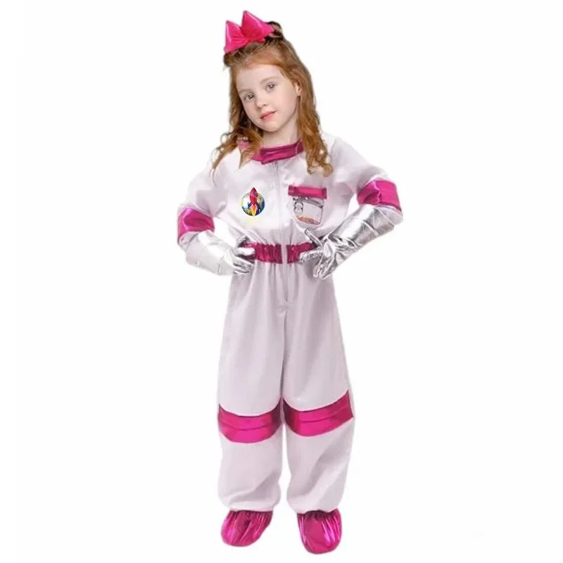 زي أزياء Spatial pour enfants، أزياء تنكرية لرواد الفضاء الوردية، أزياء دي فيت، غانتس، أزياء جديدة للنظارات دي للهالوين،