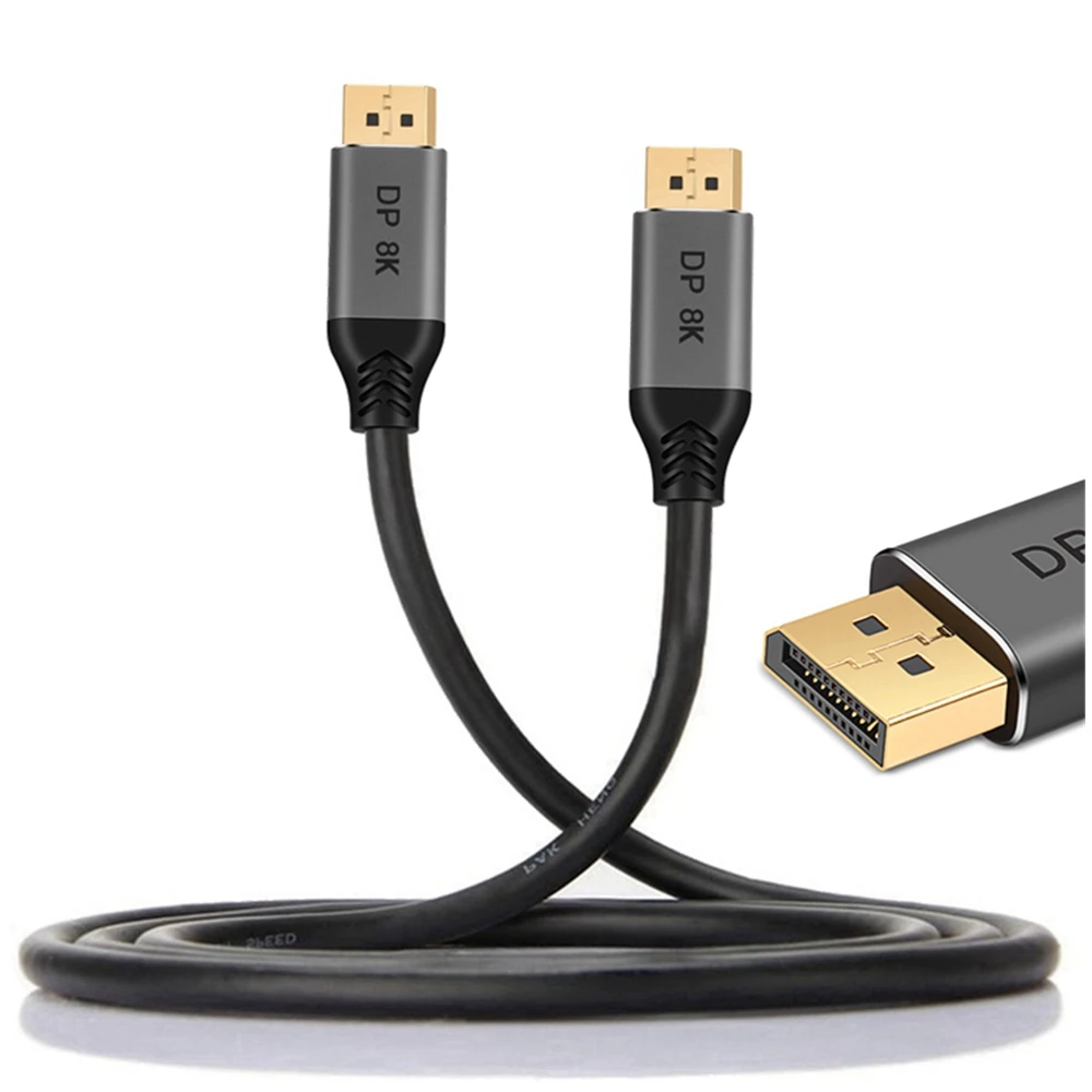 Displayport Kabel 8K DP 1,4 Display Port Kabel Adapter F ü r Xiaomi TV Box PS4 PS5 Audio Video PC Laptop Project 1m 2m 3m 4K