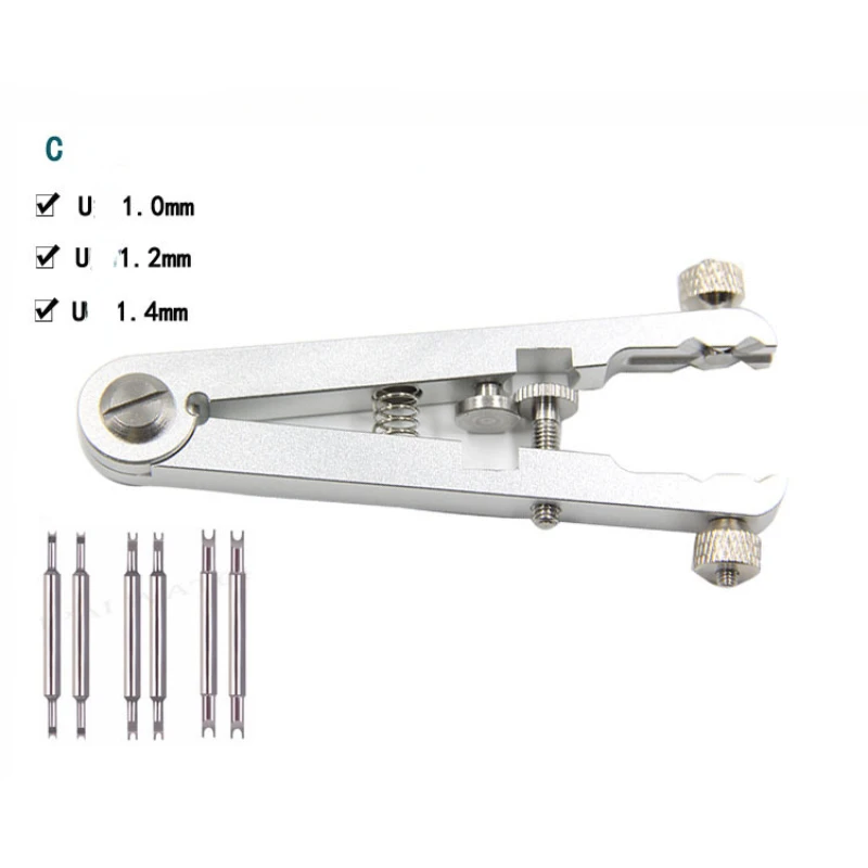 Herramienta de reparación para quitar y reemplazar correa de reloj, abrazadera de reloj, removedor de correa Universal, desmontaje de correa rígida de reloj para ROLX