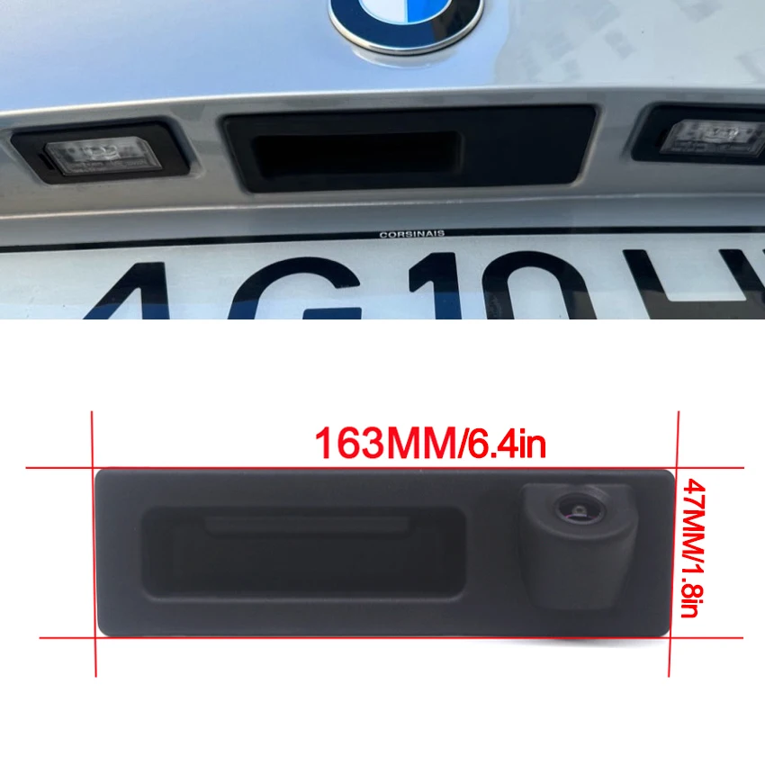 HD Night Vision Waterproof Car Reverse Backup Trunk Handle Camera For BMW 3 Series F30 F31 F34 F35 2012~2017