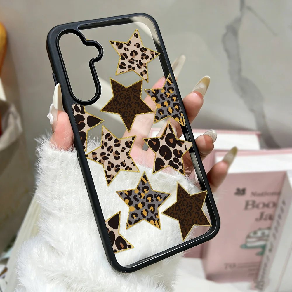 Silikon-Handyhülle für Samsung A56 5G Funda A17 A16 A55 A54 A15 A36 A35 A26 A25 A07 A06 A05s A05 A12 A13 A14 A34 INS Star Cover