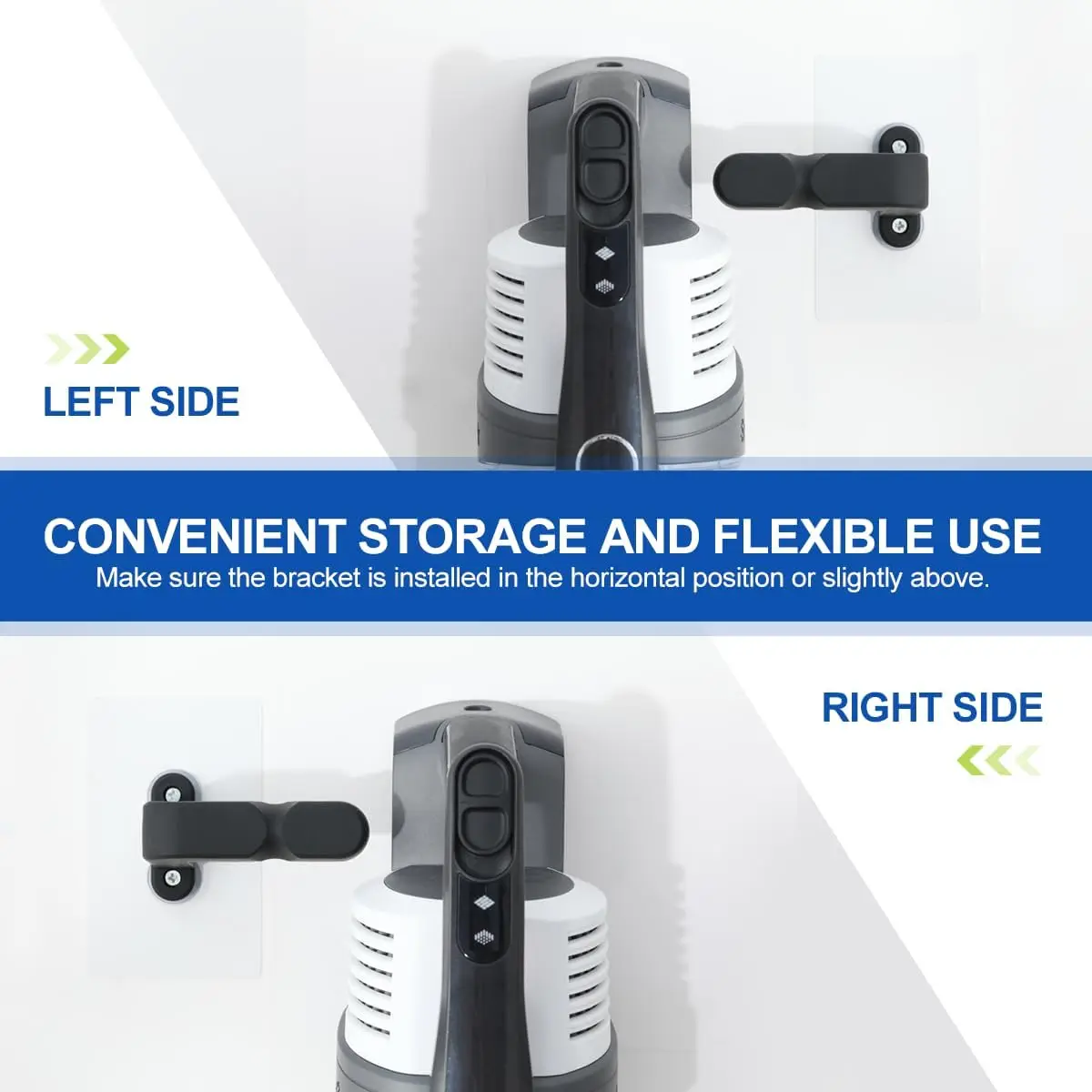 Wall Mount Holder Compatible with Shark IX141 H Pet Cordless Stick Vacuum CH951 and Dyson V10 V11 V12 V15 Outsize Vacuum