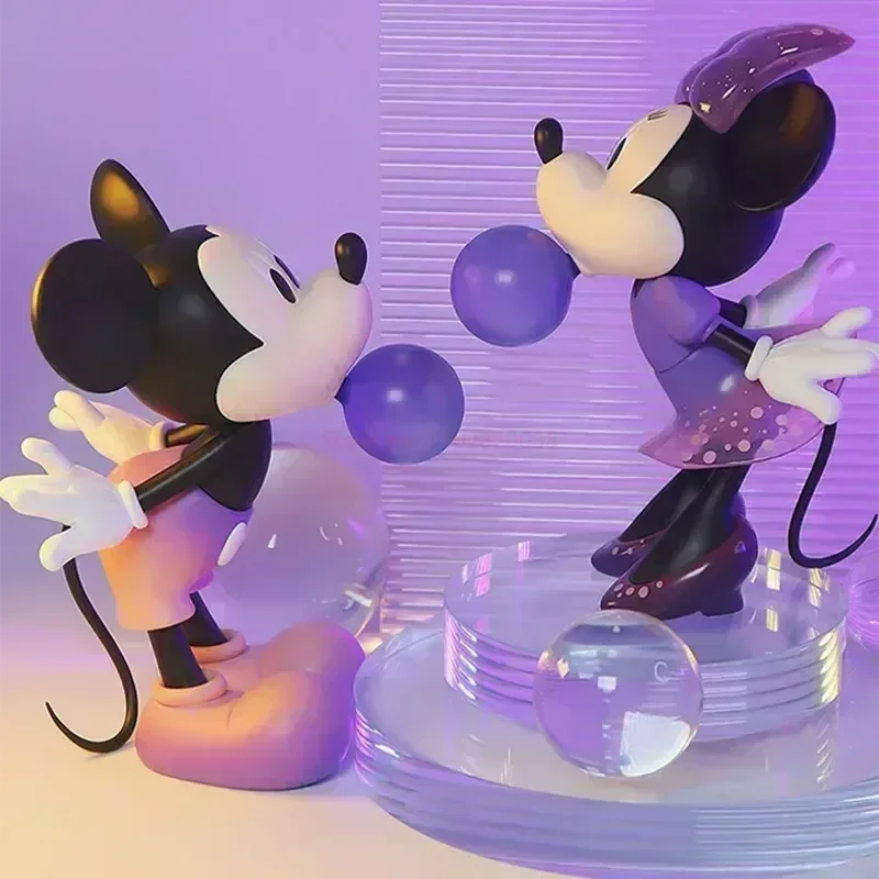 Anime Disney Mickey Mouse Figures Minnie Figurine Cartoon Tidal Suit Decoration Model Collectibl Room Decoration Surprise Gifts