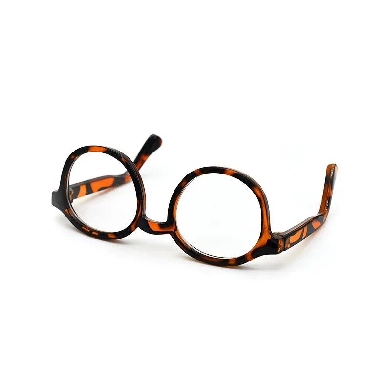 Gafas para muñecas Labubu de 17cm, gafas para muñecas de 6,5 cm de longitud, lentes transparentes, montura redonda, gafas, accesorios de ropa para muñecas