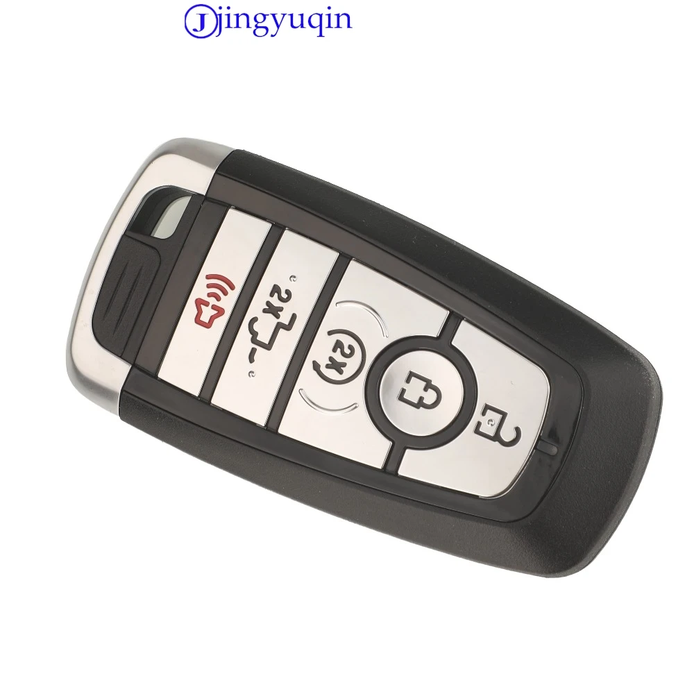 Jingyuqin 433.92Mhz ID49Chip مفتاح ذكي لفورد مونديو موستانج فيوجن F-250 F-350 F-450 F-550 2017 M3N-A3C108397 PC3T-15K601-BB