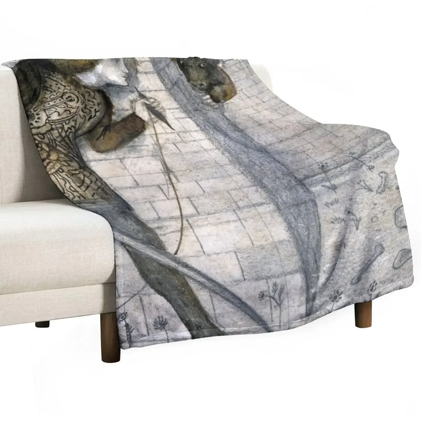 

Myth Throw Blanket Single Flannel Fabric Luxury St Bed Fashionable Blankets