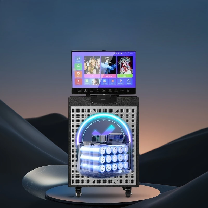 

A16 high-end k song tie rod audio touch screen outdoor portable square dance