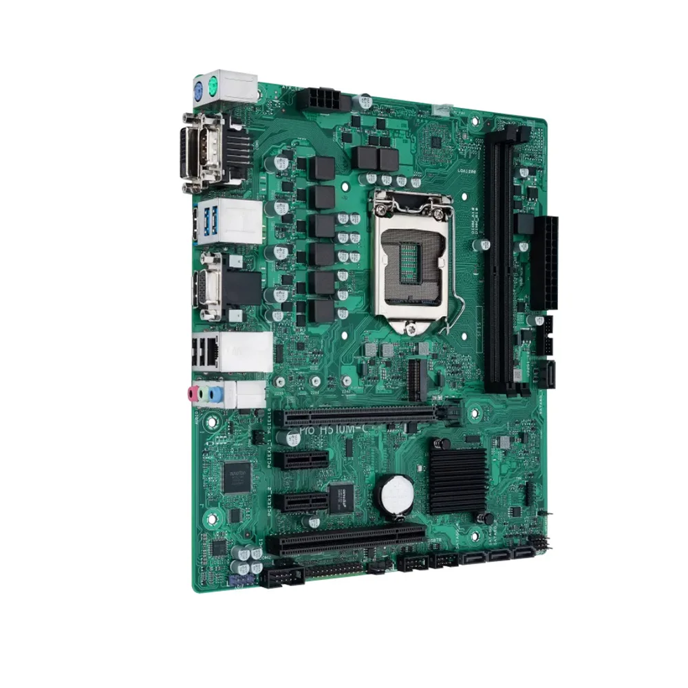 للوحة الأم لمحطة العمل A-S-U-S PCI 10-11 الجيل 1200 دبوس PRO H510M-C/CSM