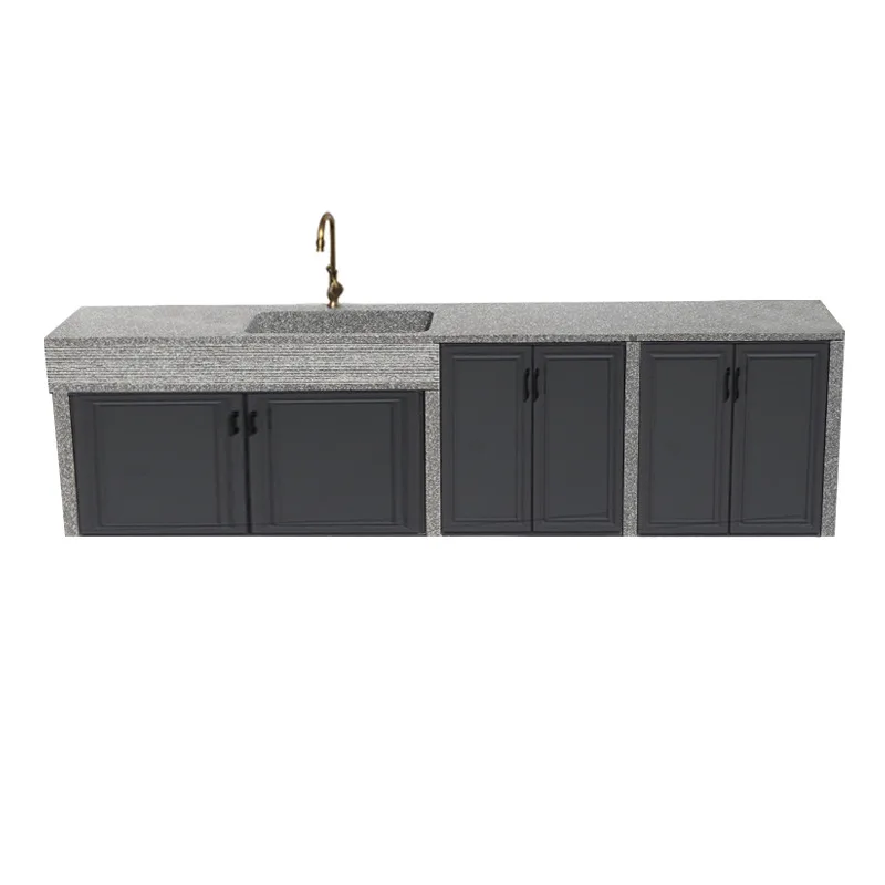 

Outdoor wash basin marble outdoor barbecue table villa courtyard outdoor vegetable washing station