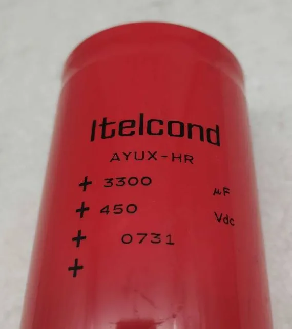 

Capacitor Fuses : AYUX-HR 3300uF / 4700uF 450Vdc 75*145 ( Bottom with fixing bolts ) / ARUX-HG 3300uF 400Vdc