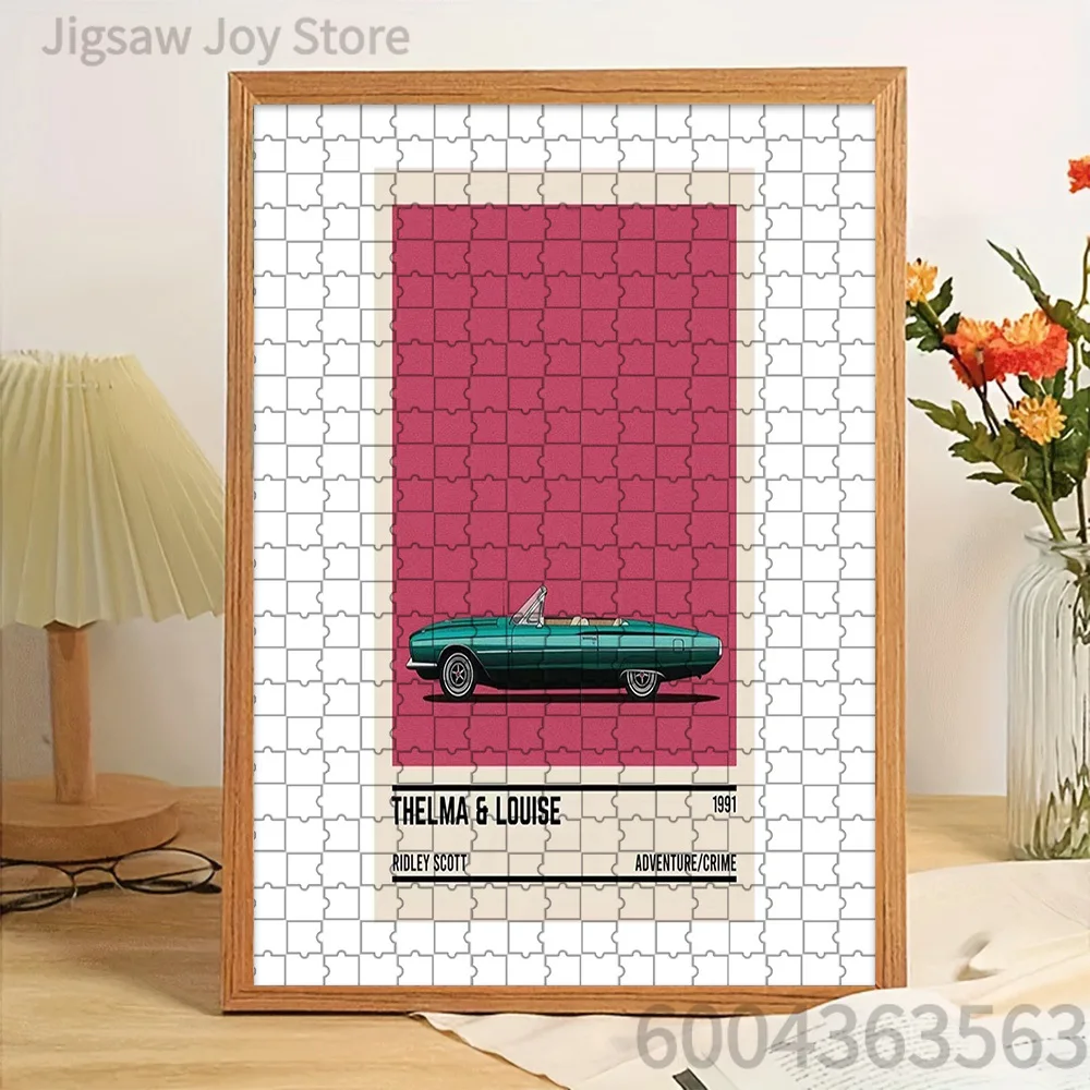 

Классический бумажный пазл «Телма и Луиза» в стиле ретро-постера фильма, высококачественный печатный бумажный пазл для украшения стен дома