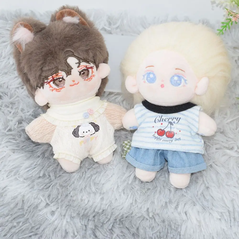 

Dress 10cm Cotton Doll Clothes Dress Up Plush Stuffed No Attributes Dolls Clothes Kawaii 10cm Doll Crawling Suit 10cm Idol Doll