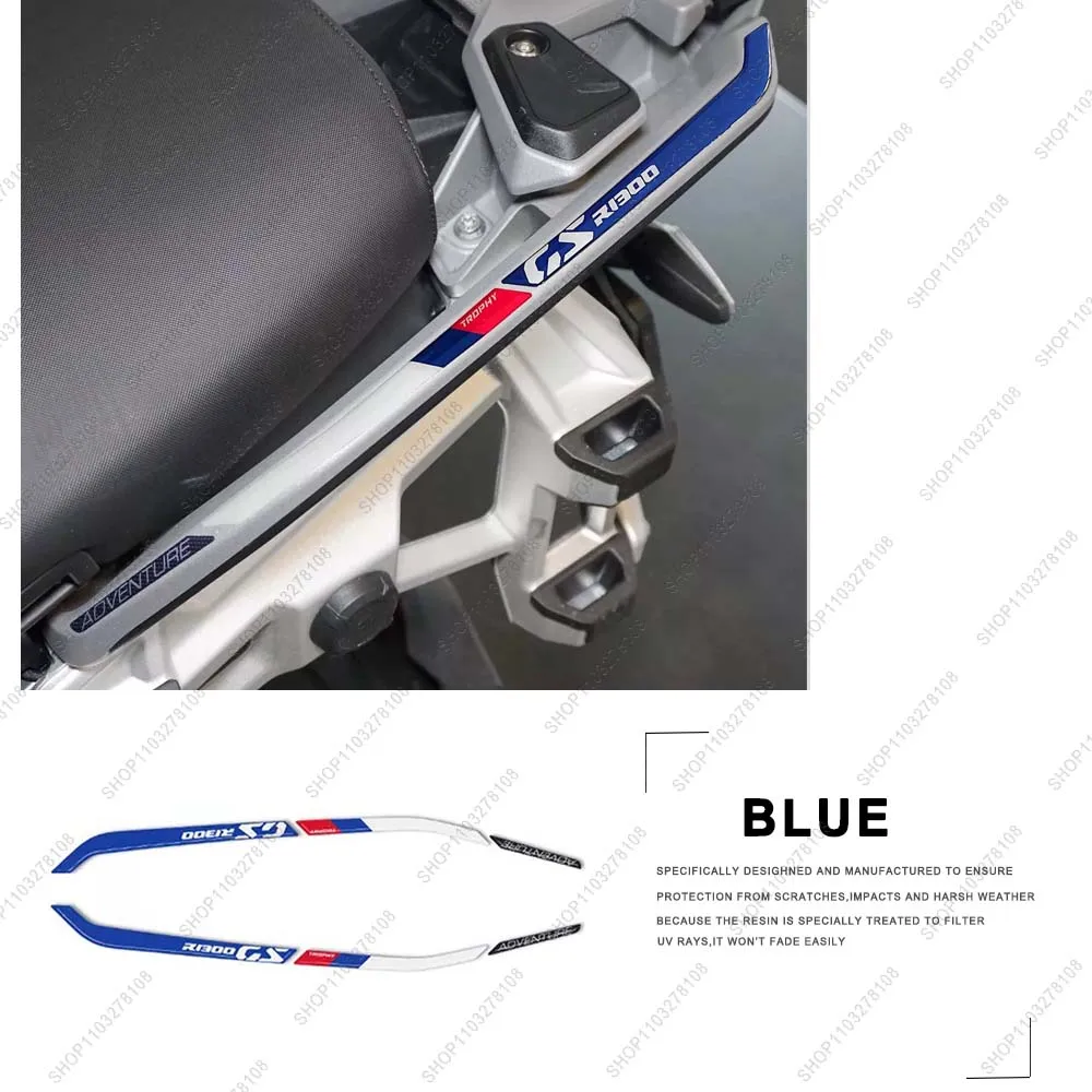 Motorbicikli accessor kezelni védelem Borult Vízálló 3D Fagyanta matricák készlet számára BMW R1300GS R 1300 GS Kaland 2024