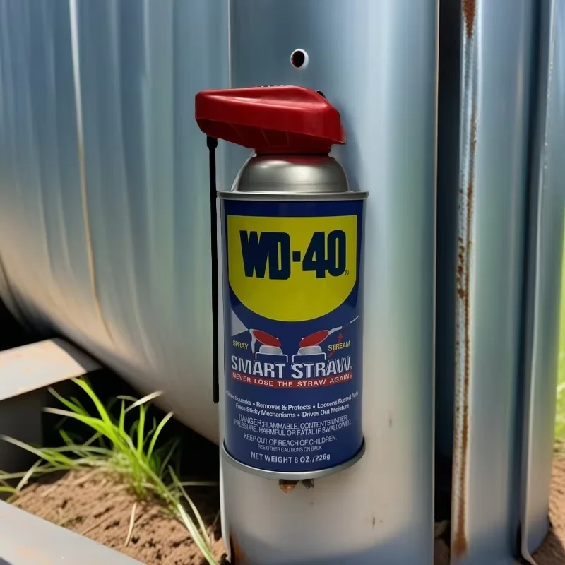 WD40 Smart Straw Spray Diversion Safe Stash Can with Hidden Compartment for Keys, Cash and Valuables (8 oz Travel Size)