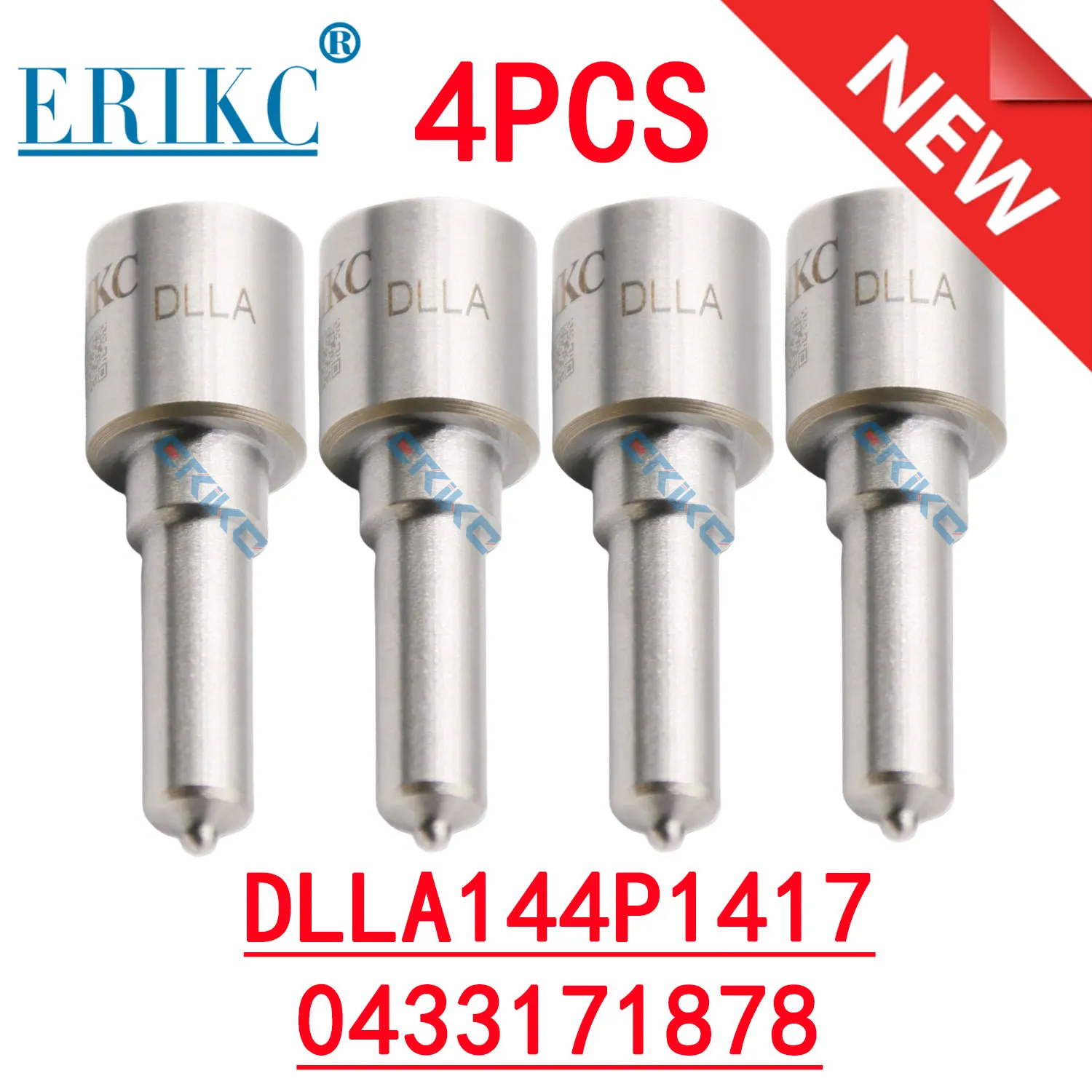 

4PC DLLA144P1417 0433171878 Common Rail Injector DLLA 144 P 1417, DLLA 144P1417 for Bosch MAN TGA 0445120024 0445120044