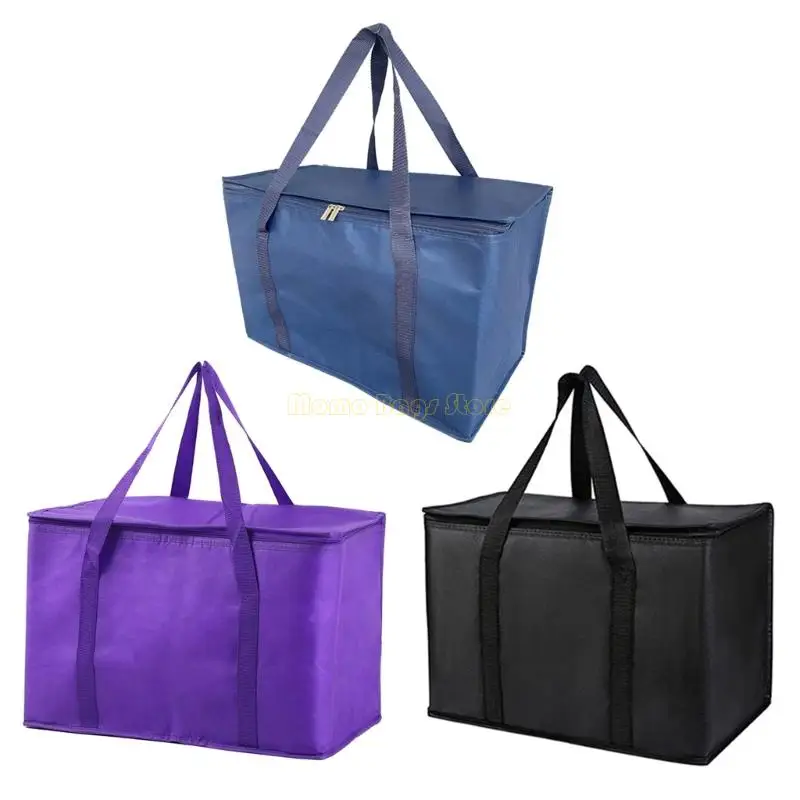 

X90D Collapsible Bag Thermal Aluminum Lined Compartment Large Storage Space Cooling Bags for Outdoor Dining