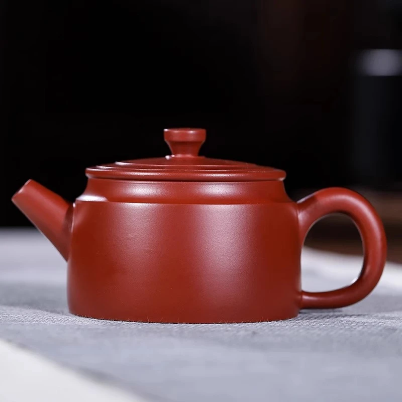 

Purple Clay Teapot Original Ore Dahongpao Full Handmade Master Craftsman Kung Fu Tea Dezhong Authentic Small Teapot Ball Hole